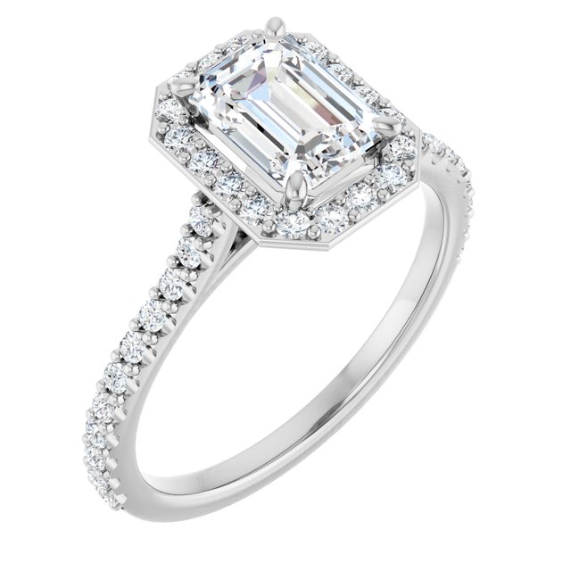 Halo-Style Engagement Ring