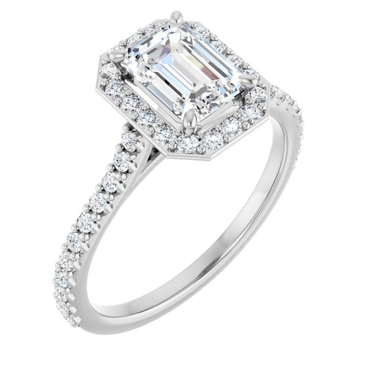 Halo-Style Engagement Ring