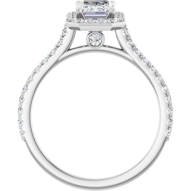 Halo-Style Engagement Ring
