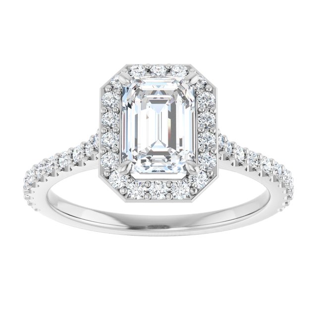 Halo-Style Engagement Ring