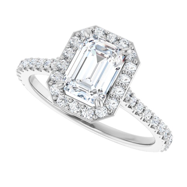 Halo-Style Engagement Ring
