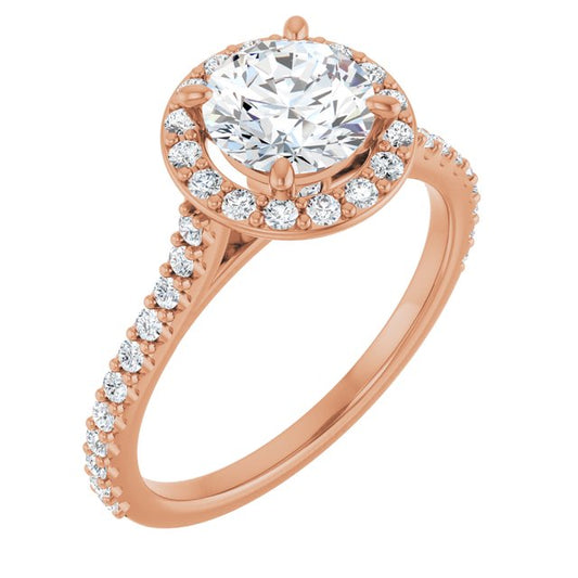 Halo-Style Engagement Ring