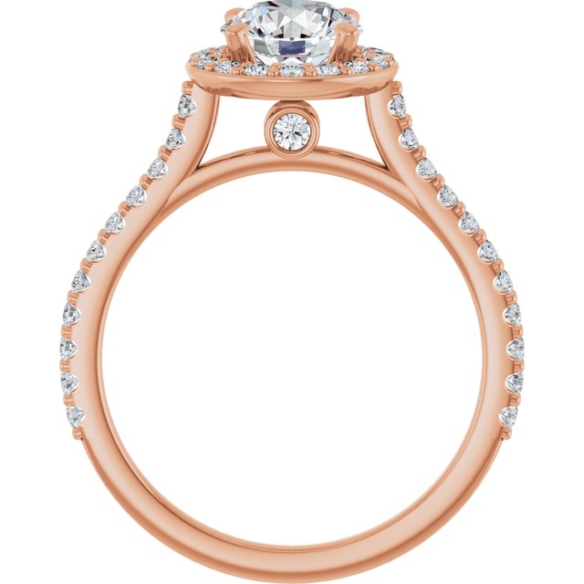 Halo-Style Engagement Ring