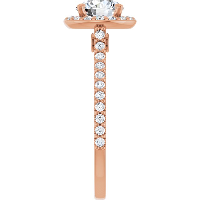 Halo-Style Engagement Ring
