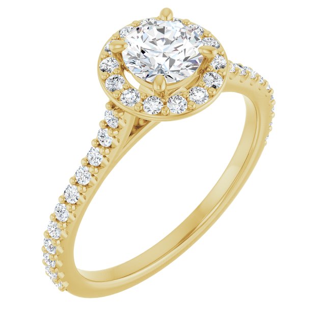 Halo-Style Engagement Ring