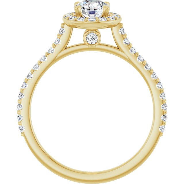 Halo-Style Engagement Ring