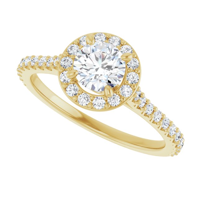 Halo-Style Engagement Ring