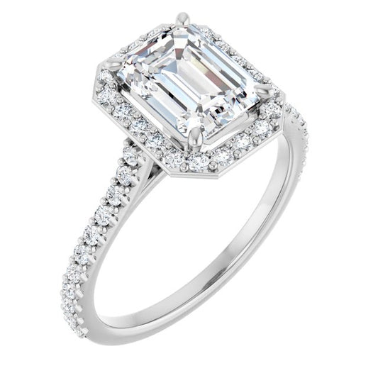 Halo-Style Engagement Ring