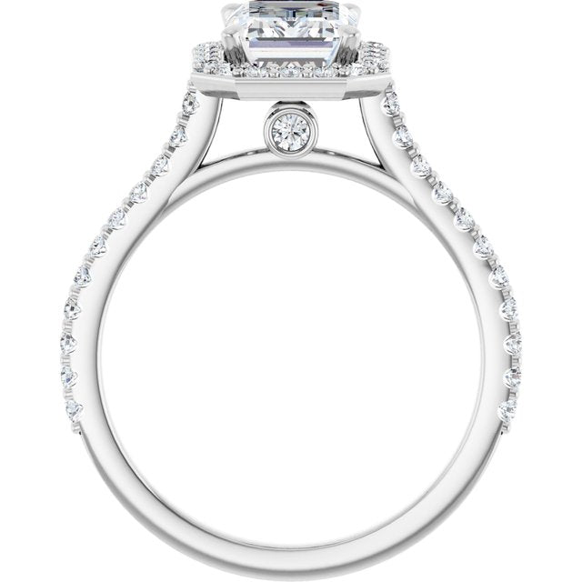 Halo-Style Engagement Ring
