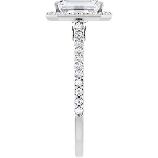 Halo-Style Engagement Ring