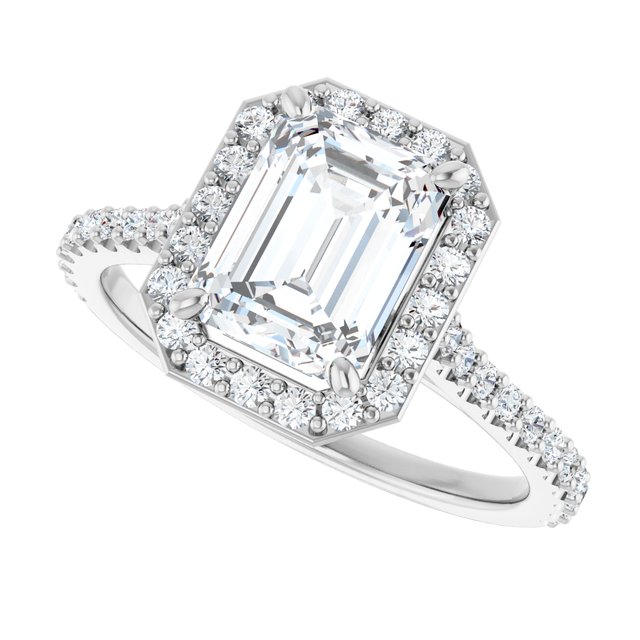 Halo-Style Engagement Ring