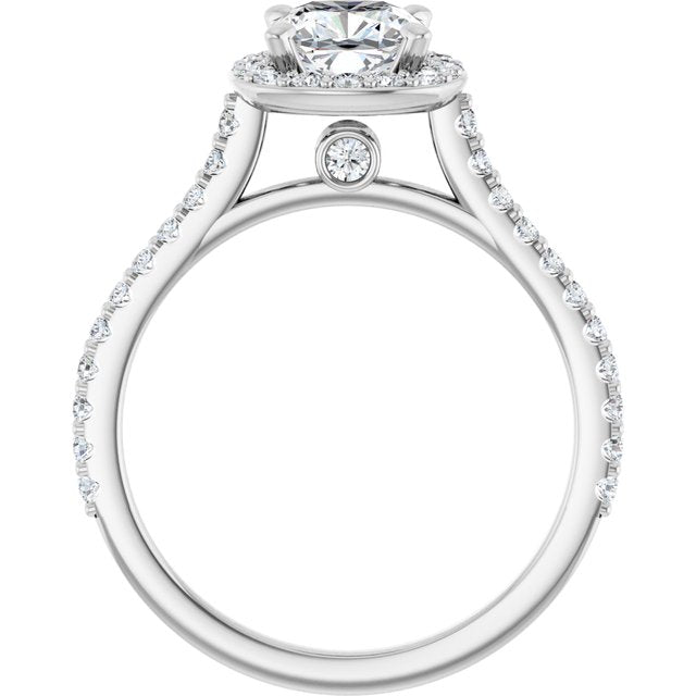 Halo-Style Engagement Ring