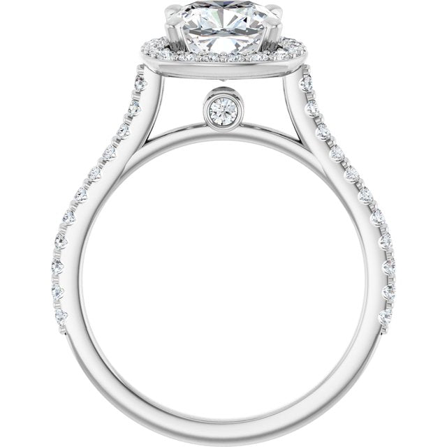 Halo-Style Engagement Ring
