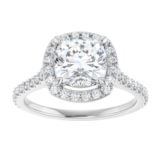 Halo-Style Engagement Ring