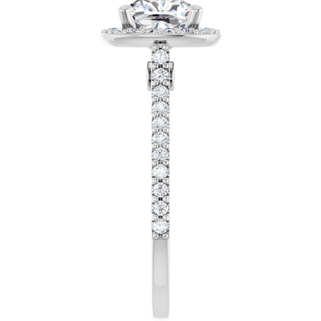 Halo-Style Engagement Ring