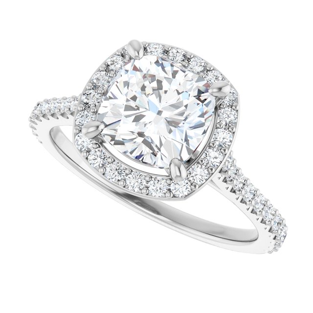 Halo-Style Engagement Ring