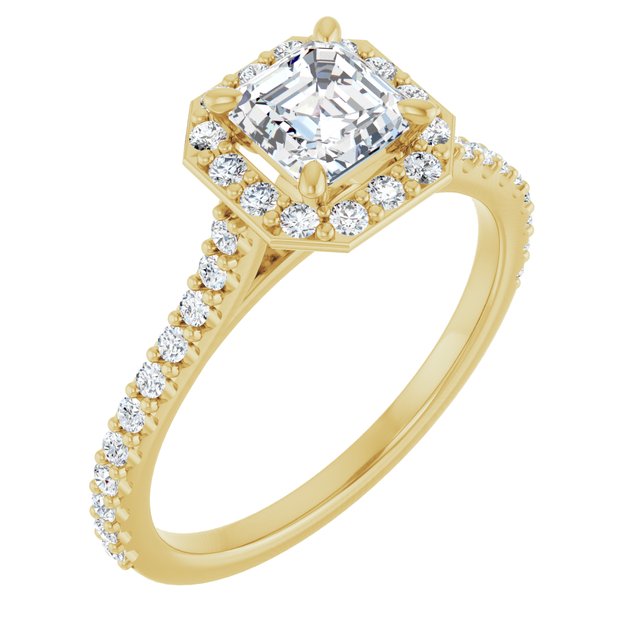 Halo-Style Engagement Ring