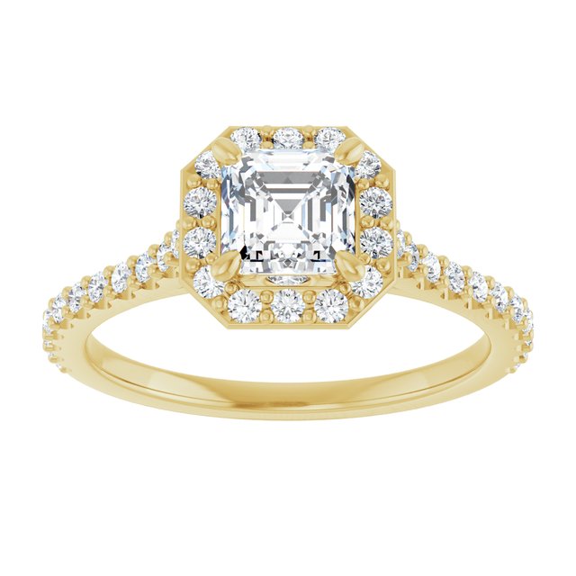 Halo-Style Engagement Ring