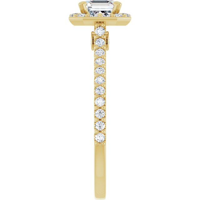 Halo-Style Engagement Ring