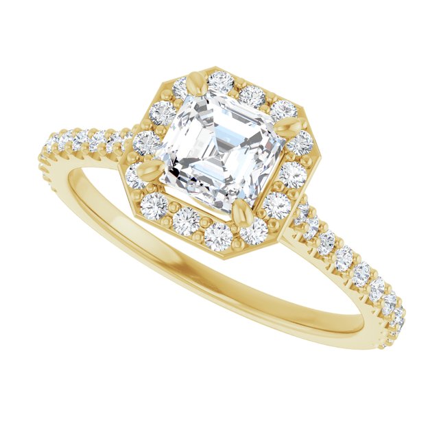 Halo-Style Engagement Ring