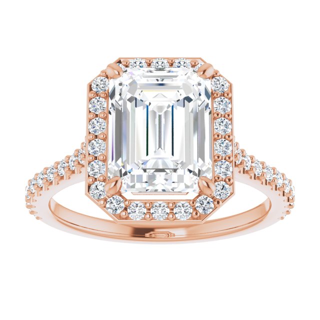 Halo-Style Engagement Ring