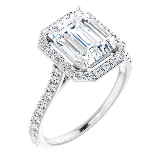 Halo-Style Engagement Ring