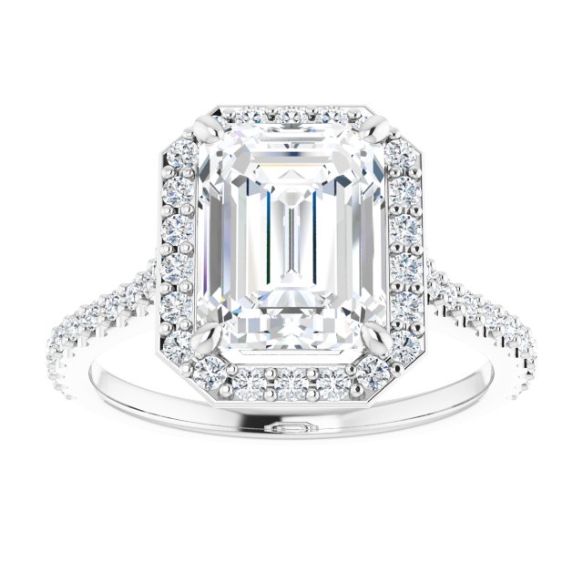 Halo-Style Engagement Ring