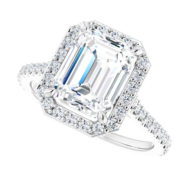 Halo-Style Engagement Ring