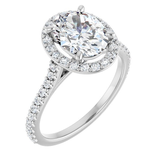 Halo-Style Engagement Ring