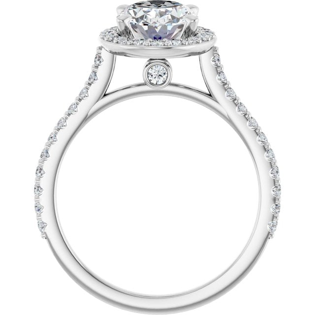 Halo-Style Engagement Ring
