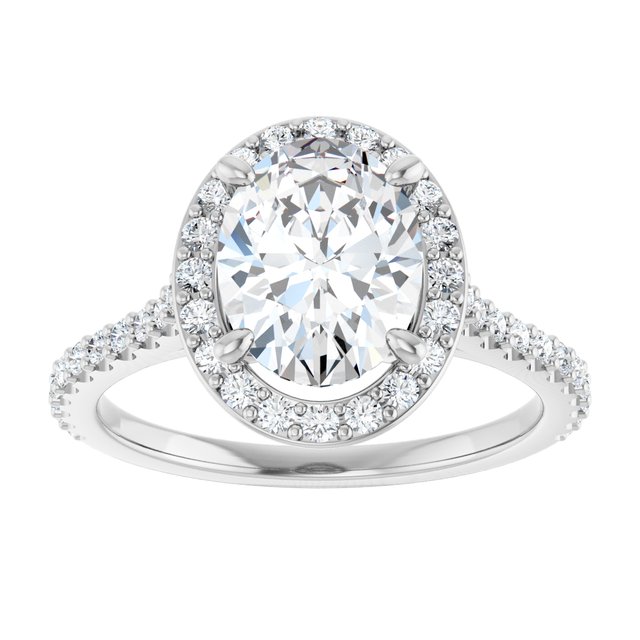 Halo-Style Engagement Ring