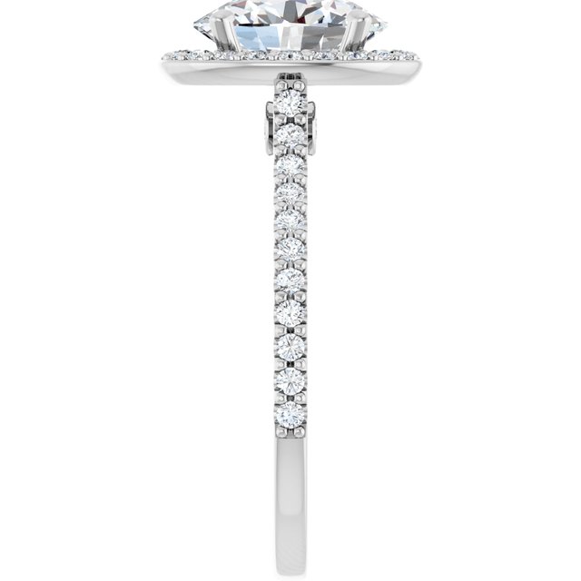 Halo-Style Engagement Ring