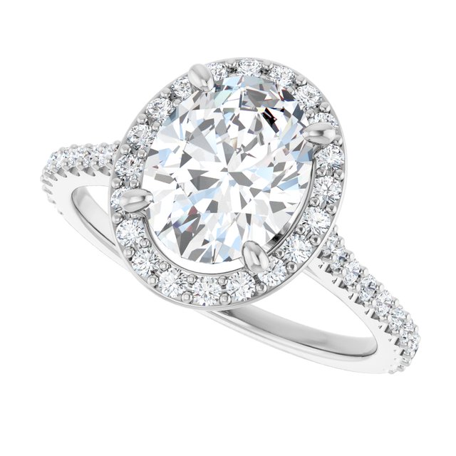 Halo-Style Engagement Ring