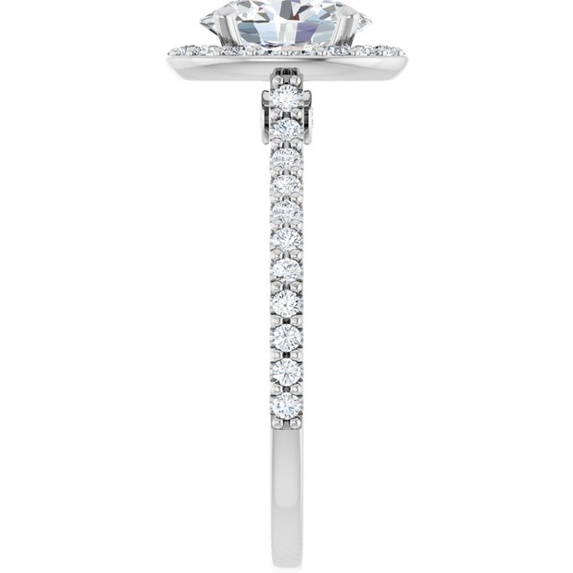 Halo-Style Engagement Ring
