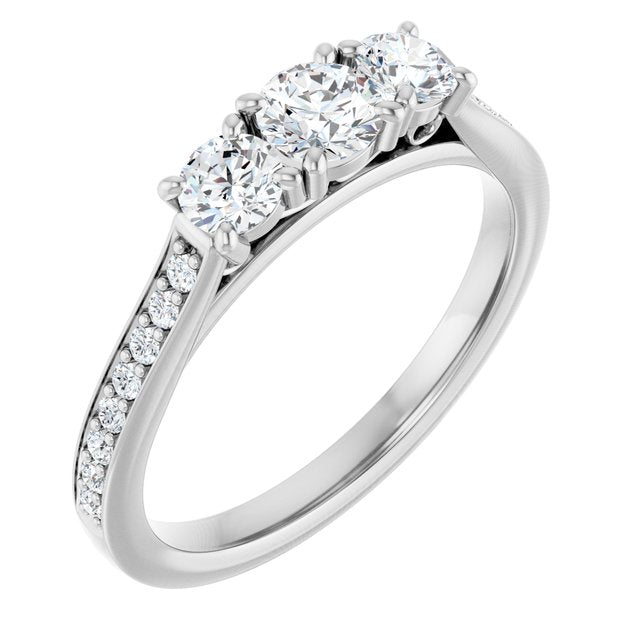 Three-Stone Engagement Ring