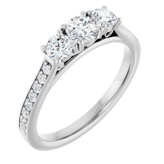 Three-Stone Engagement Ring