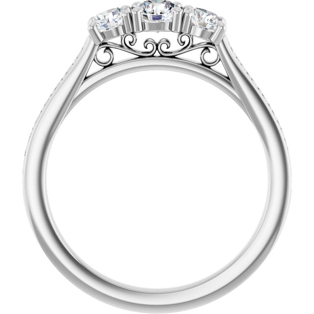 Three-Stone Engagement Ring