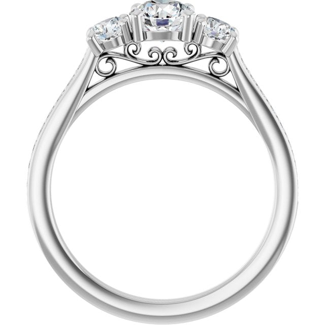 Three-Stone Engagement Ring