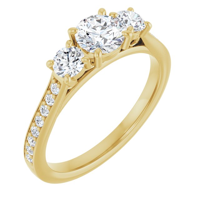 Three-Stone Engagement Ring