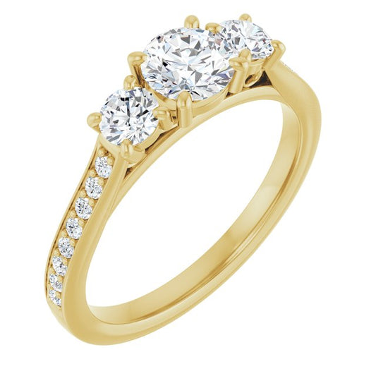 Three-Stone Engagement Ring