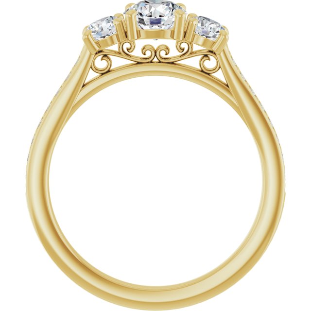Three-Stone Engagement Ring