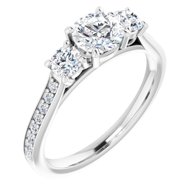 Three-Stone Engagement Ring
