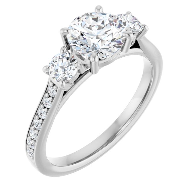 Three-Stone Engagement Ring