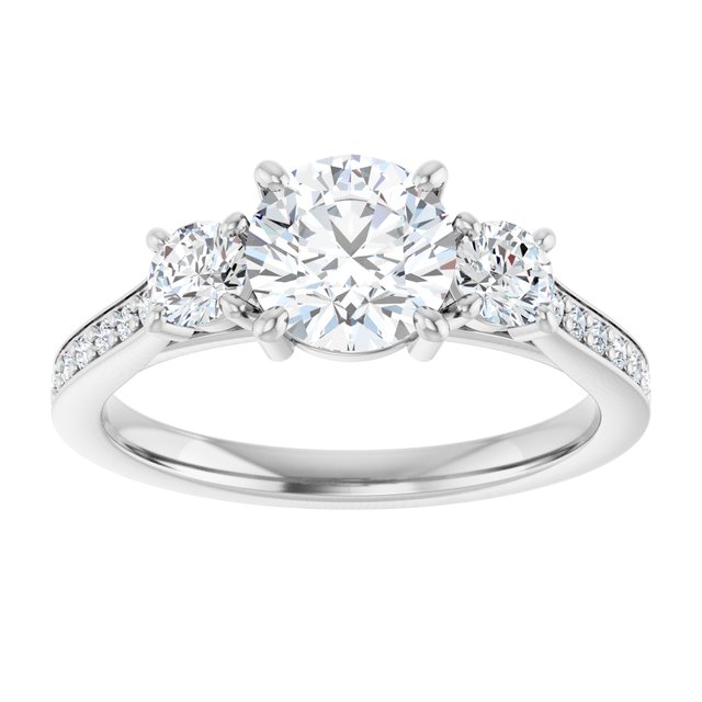 Three-Stone Engagement Ring