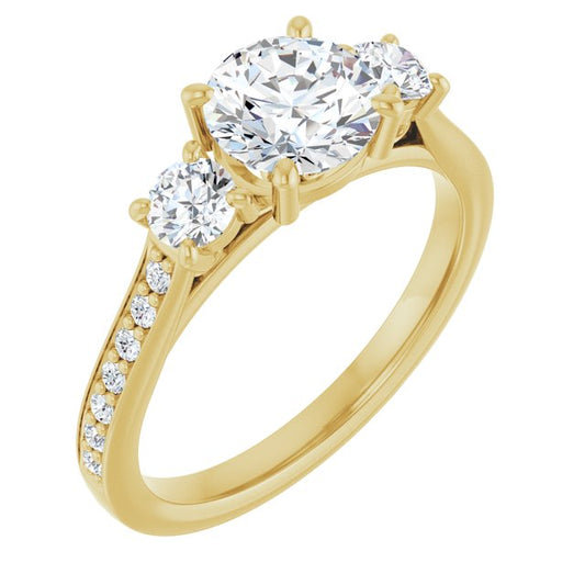 Three-Stone Engagement Ring
