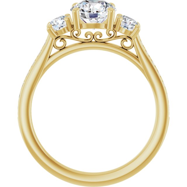 Three-Stone Engagement Ring
