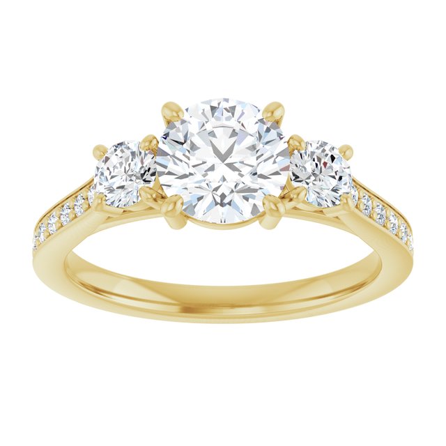 Three-Stone Engagement Ring