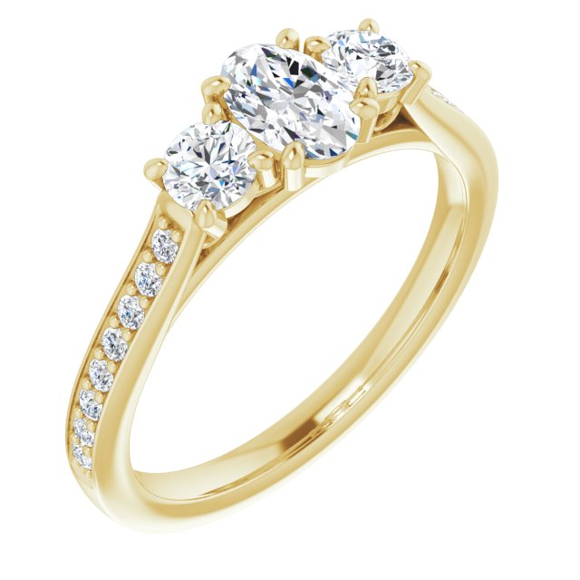 Three-Stone Engagement Ring