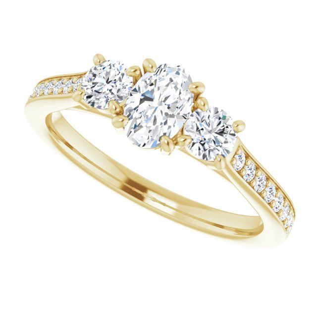 Three-Stone Engagement Ring
