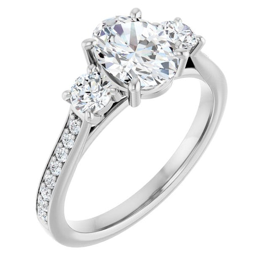 Three-Stone Engagement Ring